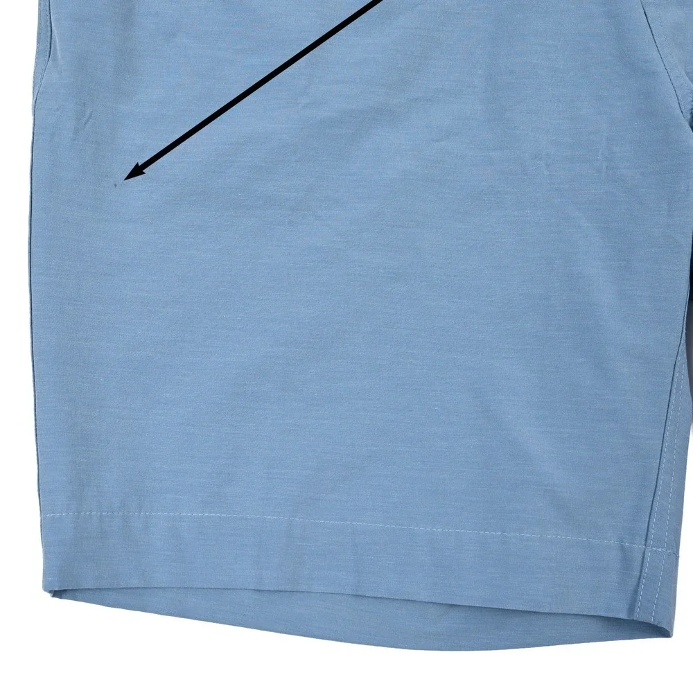 Faherty All Day Shorts Mens 42x9 Blue Casual‎ Outdoor Golf Beach Hybrid Preppy